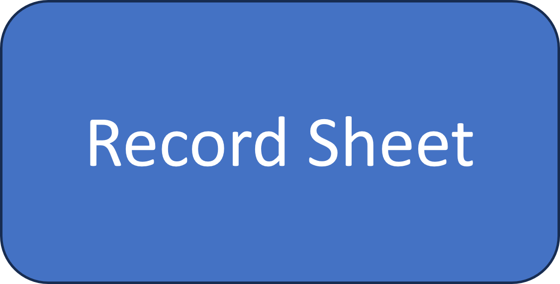 record sheet